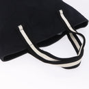 GUCCI Tote Bag Canvas Navy 123439 Auth bs36820-6