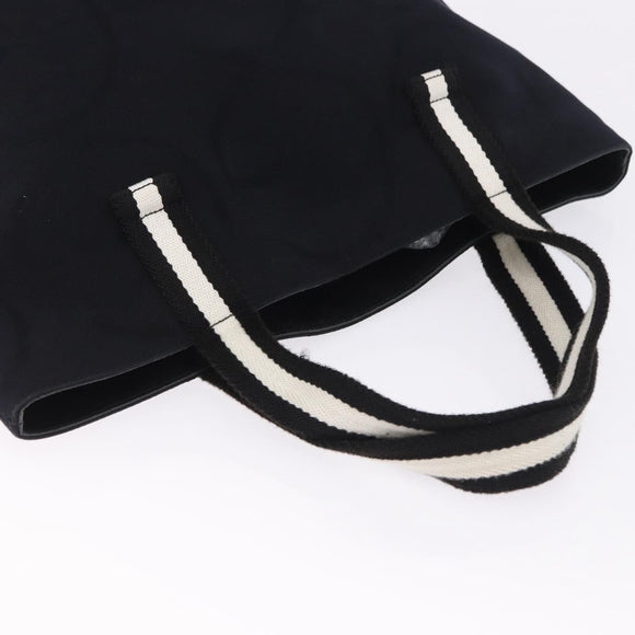 GUCCI Tote Bag Canvas Navy 123439 Auth bs36820