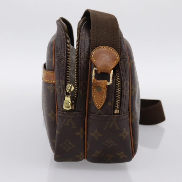 LOUIS VUITTON Monogram Reporter PM Shoulder Bag M45254 LV Auth bs36824