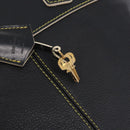 LOUIS VUITTON Suhari Lockit PM Hand Bag Leather Black M91888 LV Auth bs36825V-17