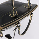 LOUIS VUITTON Suhari Lockit PM Hand Bag Leather Black M91888 LV Auth bs36825V-6
