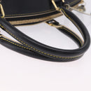LOUIS VUITTON Suhari Lockit PM Hand Bag Leather Black M91888 LV Auth bs36825V-7