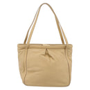 LOEWE Hand Bag Leather Beige Gold Auth bs36826-2