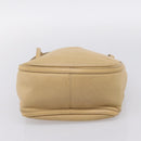 LOEWE Hand Bag Leather Beige Gold Auth bs36826-5