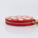 LOUIS VUITTON Vernis Dot Infinity Porte Monnaie Chapeau Red M91570 Auth bs36828A-4