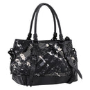 BURBERRY Tote Bag Nylon 2way Black Auth bs36829A-1