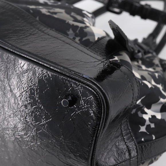 BURBERRY Tote Bag Nylon 2way Black Auth bs36829A