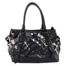 BURBERRY Tote Bag Nylon 2way Black Auth bs36829A-2