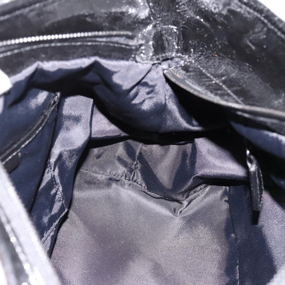 BURBERRY Tote Bag Nylon 2way Black Auth bs36829A