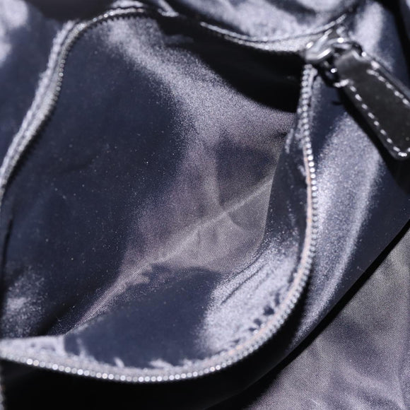 BURBERRY Tote Bag Nylon 2way Black Auth bs36829A