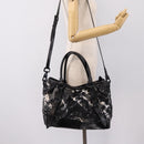 BURBERRY Tote Bag Nylon 2way Black Auth bs36829A-25