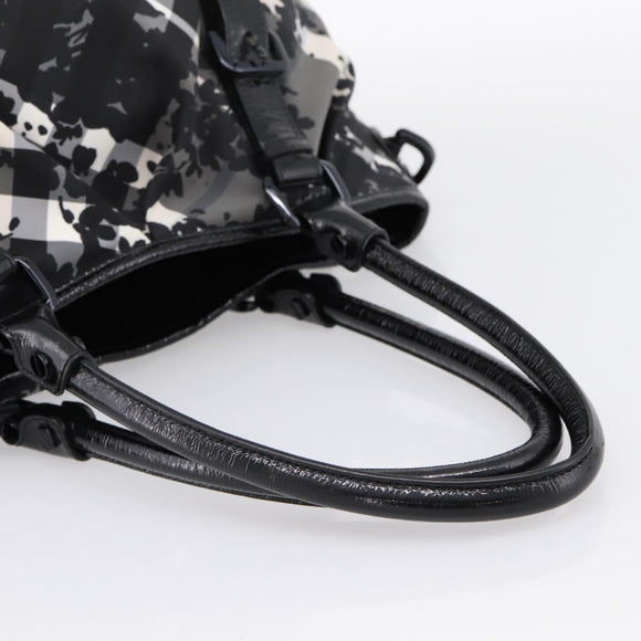 BURBERRY Tote Bag Nylon 2way Black Auth bs36829A