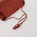 LOEWE Shoulder Bag Leather 4 Set Black Brown Red Auth bs36830-17