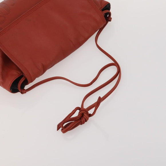 LOEWE Shoulder Bag Leather 4 Set Black Brown Red Auth bs36830