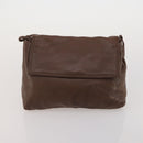 LOEWE Shoulder Bag Leather 4 Set Black Brown Red Auth bs36830-21