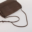 LOEWE Shoulder Bag Leather 4 Set Black Brown Red Auth bs36830-24