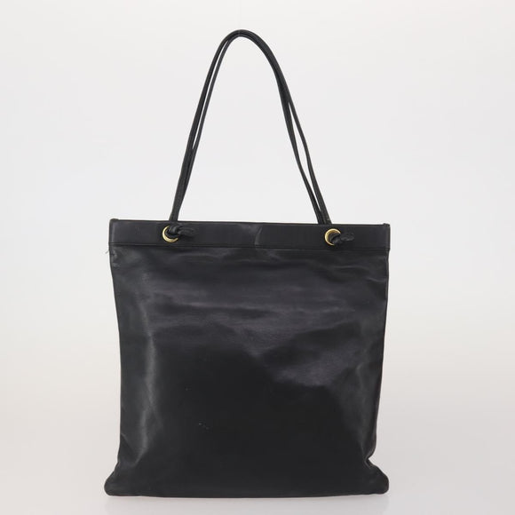 LOEWE Shoulder Bag Leather 4 Set Black Brown Red Auth bs36830