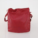 LOEWE Shoulder Bag Leather 4 Set Black Brown Red Auth bs36830-9