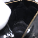 CHANEL Matelasse Shoulder Bag Velor Black Gold CC Auth bs36831A-18