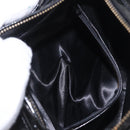 CHANEL Matelasse Shoulder Bag Velor Black Gold CC Auth bs36831A-21