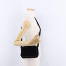 CHANEL Matelasse Shoulder Bag Velor Black Gold CC Auth bs36831A-22