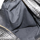 LOEWE Shoulder Bag Leather Black Gold Auth bs36832A-19