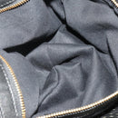 LOEWE Shoulder Bag Leather Black Gold Auth bs36832A-23