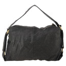 LOEWE Shoulder Bag Leather Black Gold Auth bs36832A-2