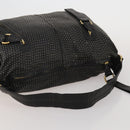 LOEWE Shoulder Bag Leather Black Gold Auth bs36832A-7