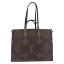 LOUIS VUITTON Monogram Reverse On The Go GM Tote Bag M44576 LV Auth bs36835A-13