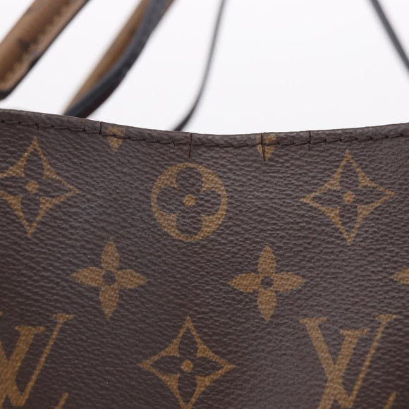 LOUIS VUITTON Monogram Reverse On The Go GM Tote Bag M44576 LV Auth bs36835A