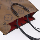 LOUIS VUITTON Monogram Reverse On The Go GM Tote Bag M44576 LV Auth bs36835A-15