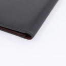 CARTIER Billfold Leather Black Silver Auth bs36836A-10