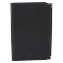 CARTIER Billfold Leather Black Silver Auth bs36836A-2