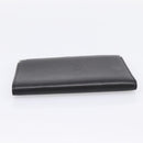 CARTIER Billfold Leather Black Silver Auth bs36836A-5