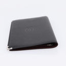 CARTIER Billfold Leather Black Silver Auth bs36836A-6