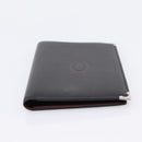 CARTIER Billfold Leather Black Silver Auth bs36836A-7