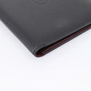 CARTIER Billfold Leather Black Silver Auth bs36836A-9