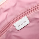Christian Dior Trotter Canvas Shoulder Bag Pink Silver Auth bs36839-19