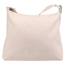 Christian Dior Trotter Canvas Shoulder Bag Pink Silver Auth bs36839-13