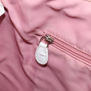 Christian Dior Trotter Canvas Shoulder Bag Pink Silver Auth bs36839-22