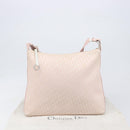 Christian Dior Trotter Canvas Shoulder Bag Pink Silver Auth bs36839-12