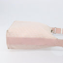 Christian Dior Trotter Canvas Shoulder Bag Pink Silver Auth bs36839-3