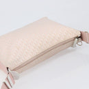 Christian Dior Trotter Canvas Shoulder Bag Pink Silver Auth bs36839-6