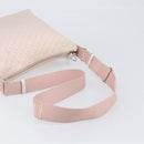Christian Dior Trotter Canvas Shoulder Bag Pink Silver Auth bs36839-7