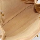 CHANEL Matelasse Shoulder Bag Lamb Skin Beige Gold CC Auth bs36843-11