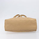 CHANEL Matelasse Shoulder Bag Lamb Skin Beige Gold CC Auth bs36843-5