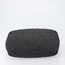 CHANEL Cococoon Tote Bag Canvas Black Silver CC Auth bs36844-5