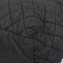 CHANEL Cococoon Tote Bag Canvas Black Silver CC Auth bs36844-17