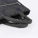 CHANEL Cococoon Tote Bag Canvas Black Silver CC Auth bs36844-7